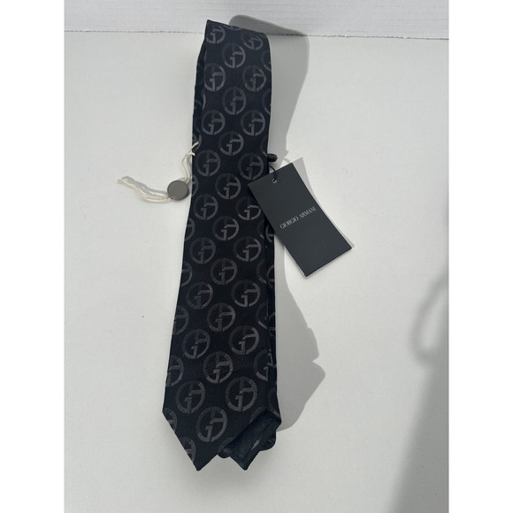 Giorgio Armani Other - New GIORGIO ARMANI Black Label Neck Tie 100% SILK HAND MADE IN ITALY